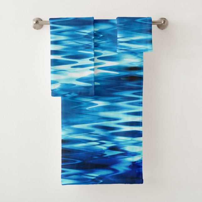 Abstrakter Strumpf mit festem Gradienten Badhandtuch Set (Insitu)