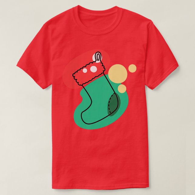 Abstrakter Strumpf T-Shirt (Design vorne)