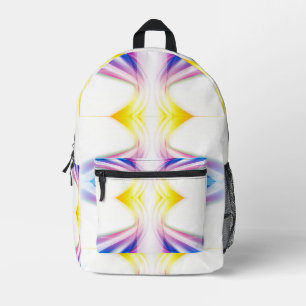 Abstrakter Swirl 1 Bedruckter Rucksack