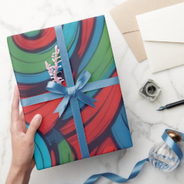 Abstrakter Swirl Geschenkpapier