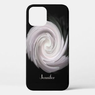 Abstrakter Swirl, hellrosa, Name, Case-Mate iPhone Hülle