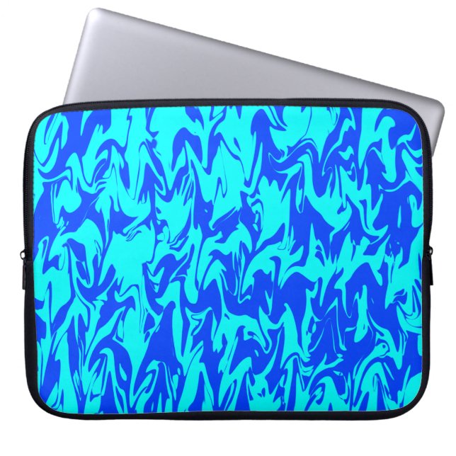 Abstrakter Swirl Laptopschutzhülle (Vorderseite)