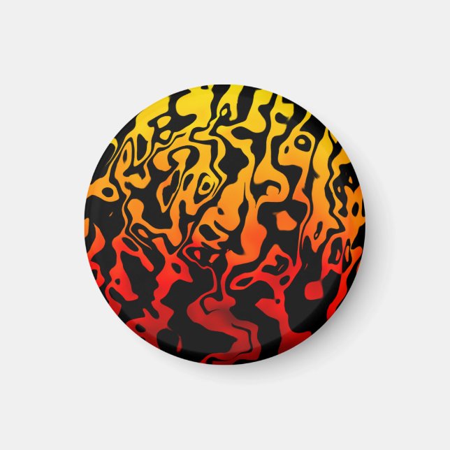 Abstrakter Swirl Magnet (Vorne)