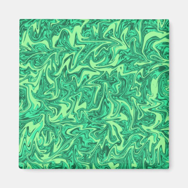 Abstrakter Swirl Magnet (Vorne)