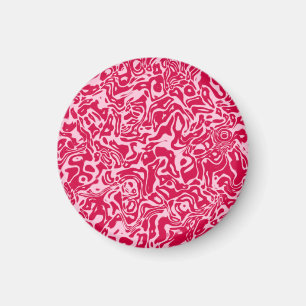 Abstrakter Swirl Magnet