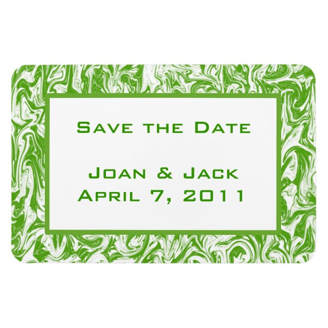 Abstrakter Swirl Magnet (Horizontal)