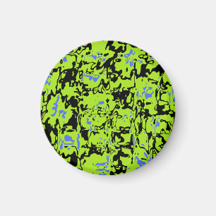 Abstrakter Swirl Magnet