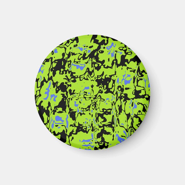 Abstrakter Swirl Magnet (Vorne)