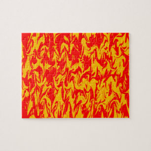 Abstrakter Swirl Puzzle