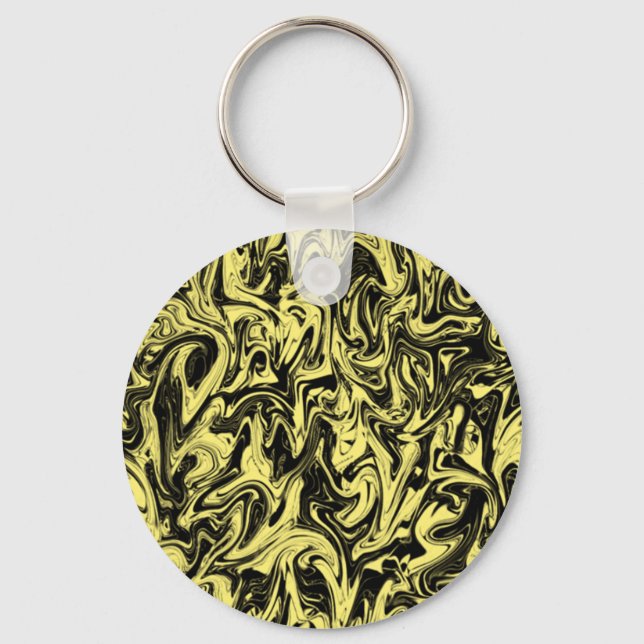 Abstrakter Swirl Schlüsselanhänger (Vorderseite)