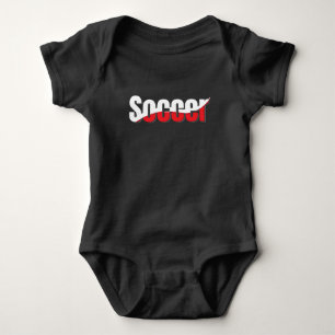 Abstrakter Swish - Word Art Baby Strampler