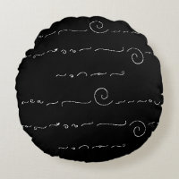 Abstrakter Symbolismus in Schwarz