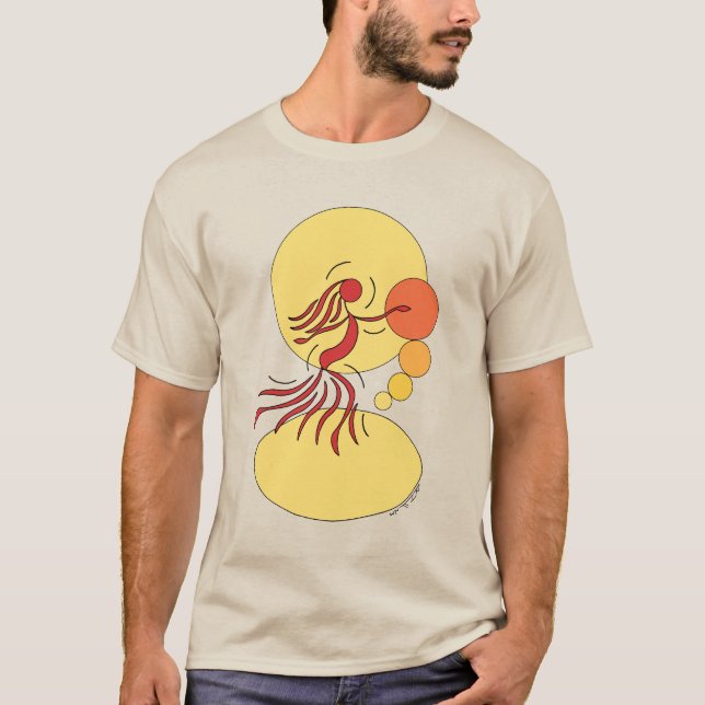 Abstrakter Tänzer T-Shirt (Vorderseite)
