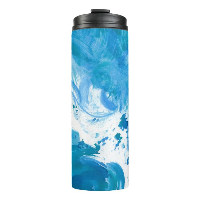 Abstrakter Thermobecher Thermosbecher (Vorderseite)