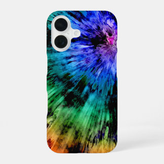 Abstrakter Tie Dye iPhone 16 Hülle