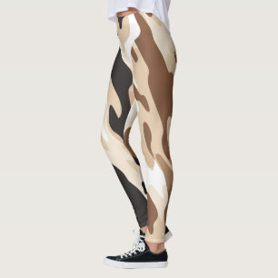 Abstrakter Tierdruck Leggings