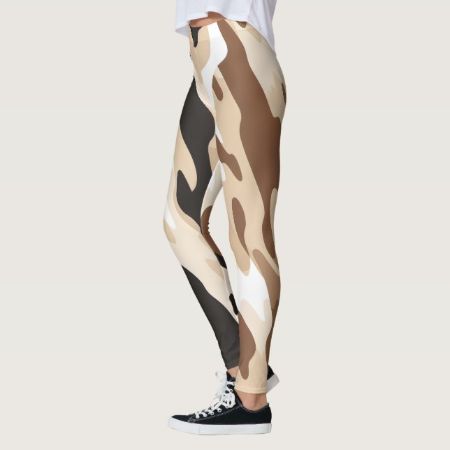 Abstrakter Tierdruck Leggings (Links)