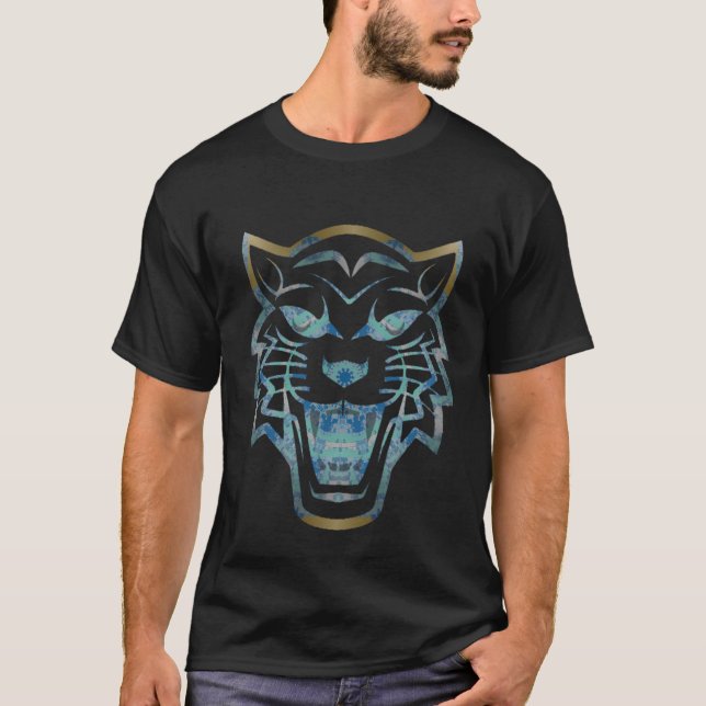 Abstrakter Tigerdruck T-Shirt (Vorderseite)