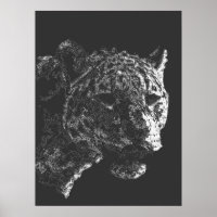 abstrakter Tigerkopf