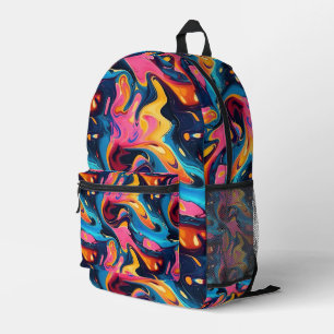 Abstrakter Tintenspass Bedruckter Rucksack