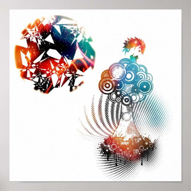 Abstrakter Traum Poster (Vorne)