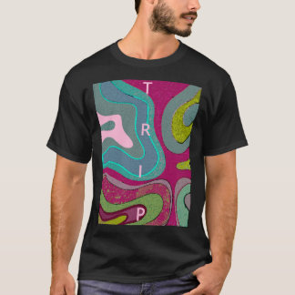 Abstrakter Trickstil T-Shirt