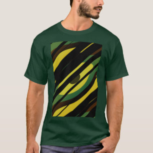 Abstrakter Tropenwald Fraktal Art T-Shirt