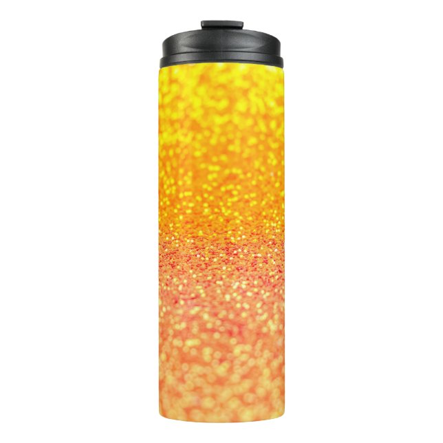 Abstrakter Twinkle: farbenfrohe Hintergrundemuster Thermosbecher (Vorderseite)