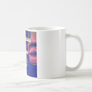 Abstrakter Unabhängigkeitstag Feier Kunst Kaffeetasse