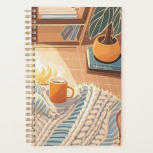 Abstrakter und gemütlicher Boho-Stil Planer