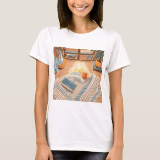 Abstrakter und gemütlicher Boho-Stil T-Shirt