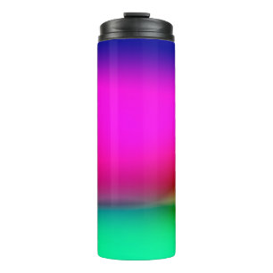abstrakter unscharfer Lichterhintergrund, farbenfr Thermosbecher