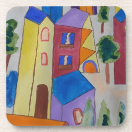 Abstrakter Untersetzer im Sommer