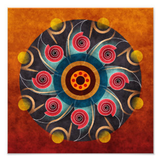 Abstrakter Vector Art Foto drucken