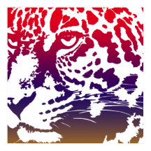 Abstrakter Vector - Leopard