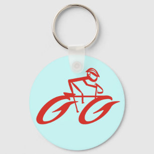 Abstrakter verrückter Cycler-Schlüsselanhänger Schlüsselanhänger