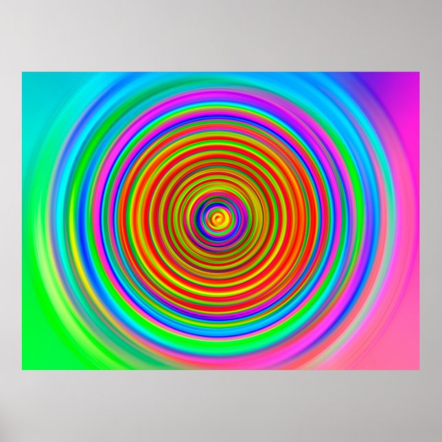 abstrakter verschwommener Hintergrund, Vintager ge Poster (Vorne)