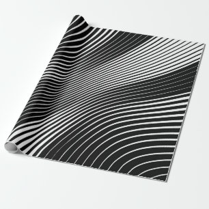 Abstrakter verzerrter diagonal gestreifter Hinterg Geschenkpapier