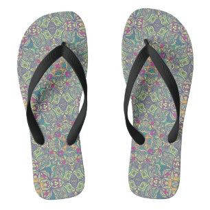 Abstrakter Vintager Hintergrund Flip Flops