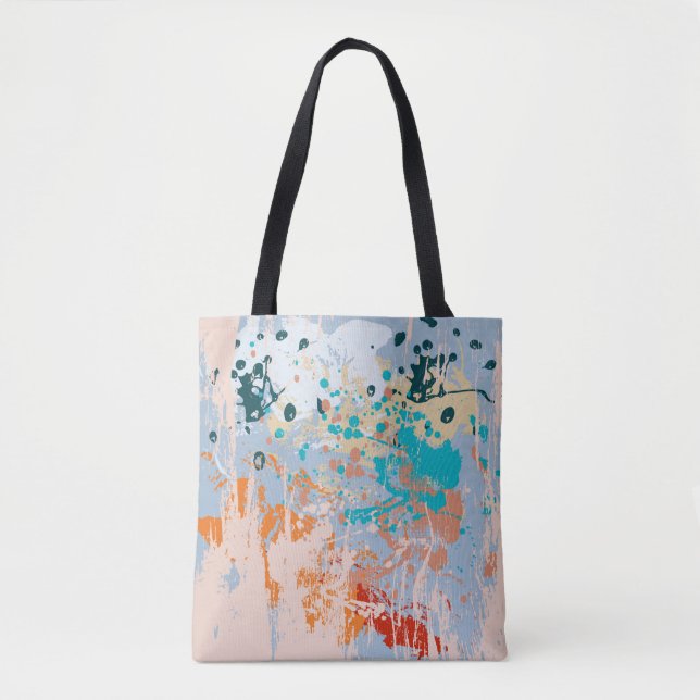 Abstrakter Vintager Hintergrund mit mehrfarbigem P (Vorderseite)