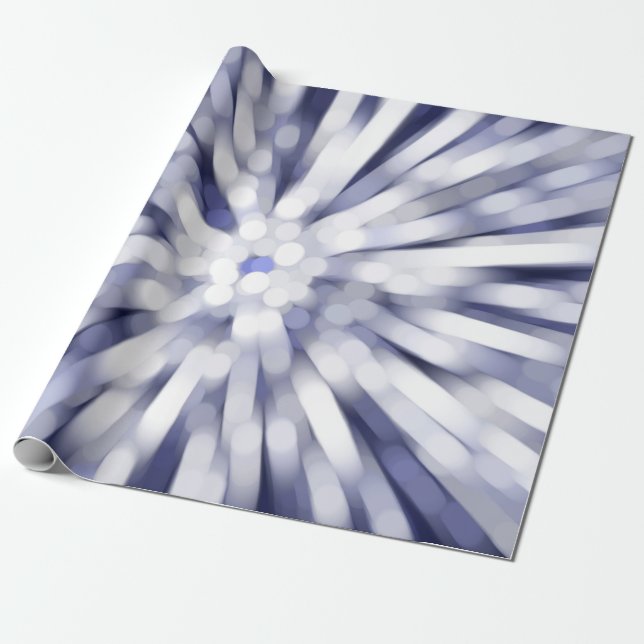 abstrakter violetter Hintergrund. Fraktal Explosio Geschenkpapier (Ungerollt)