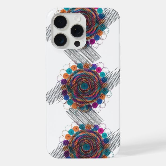 Abstrakter Vortex-Energie – Apple iPhone  Hülle (Rückseite)