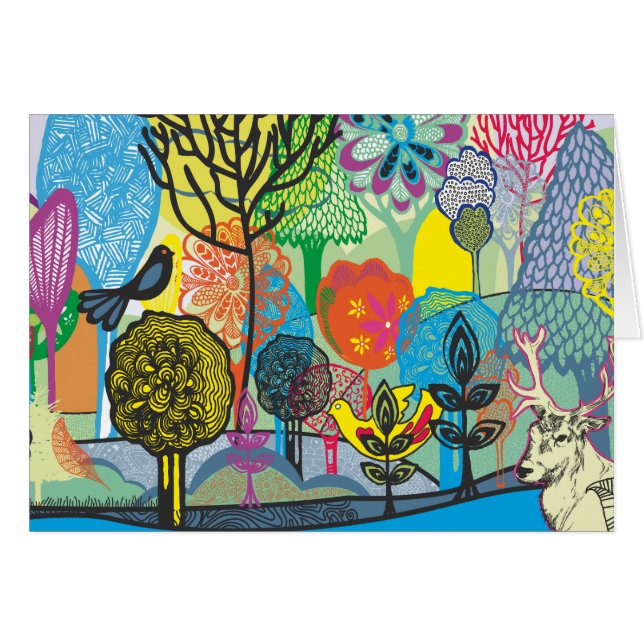 abstrakter Wald (Vorderseite (Horizontal))