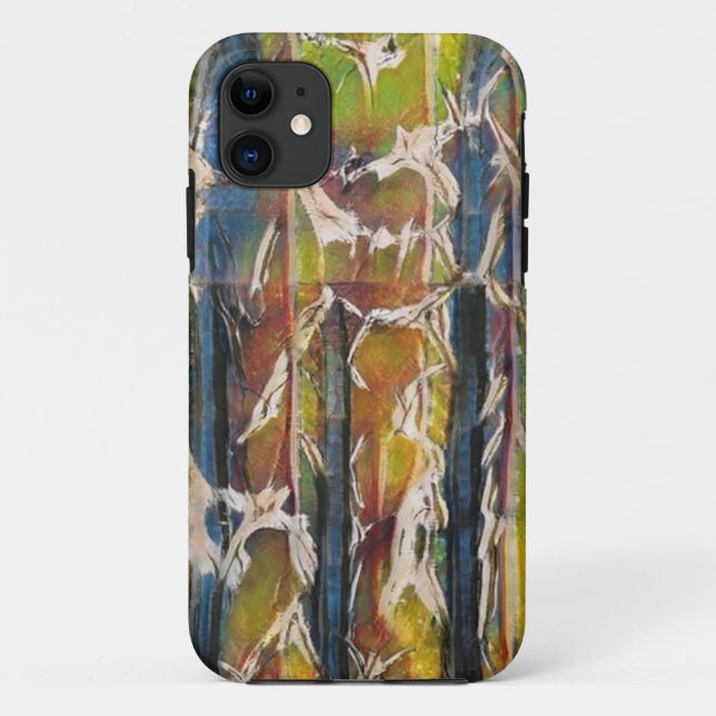 Abstrakter Wald durch Bäume Case-Mate iPhone Hülle (Rückseite)