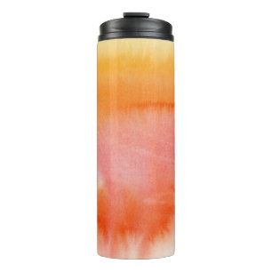 Abstrakter Wasserfarbe-Handbemalter Hintergrund 17 Thermosbecher