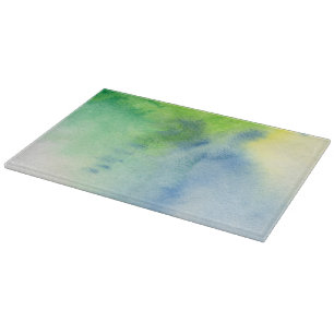 Abstrakter Wasserfarbe handgemalter Hintergrund 8 Schneidebrett