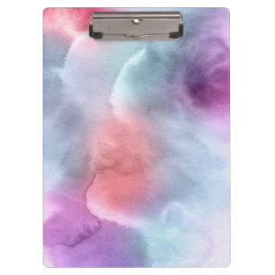 Abstrakter Wasserfarbe-Hintergrund handgemalt 10 Klemmbrett