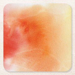 Abstrakter Wasserfarbe-Hintergrund handgemalt 15 Rechteckiger Pappuntersetzer