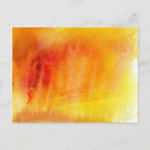 Abstrakter Wasserfarbe-Hintergrund handgemalt 19 Postkarte