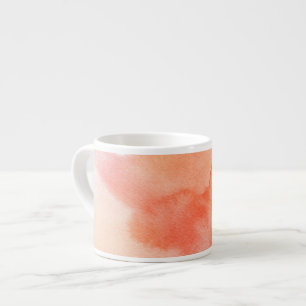 Abstrakter Wasserfarbe-Hintergrund handgemalt 3 Espressotasse